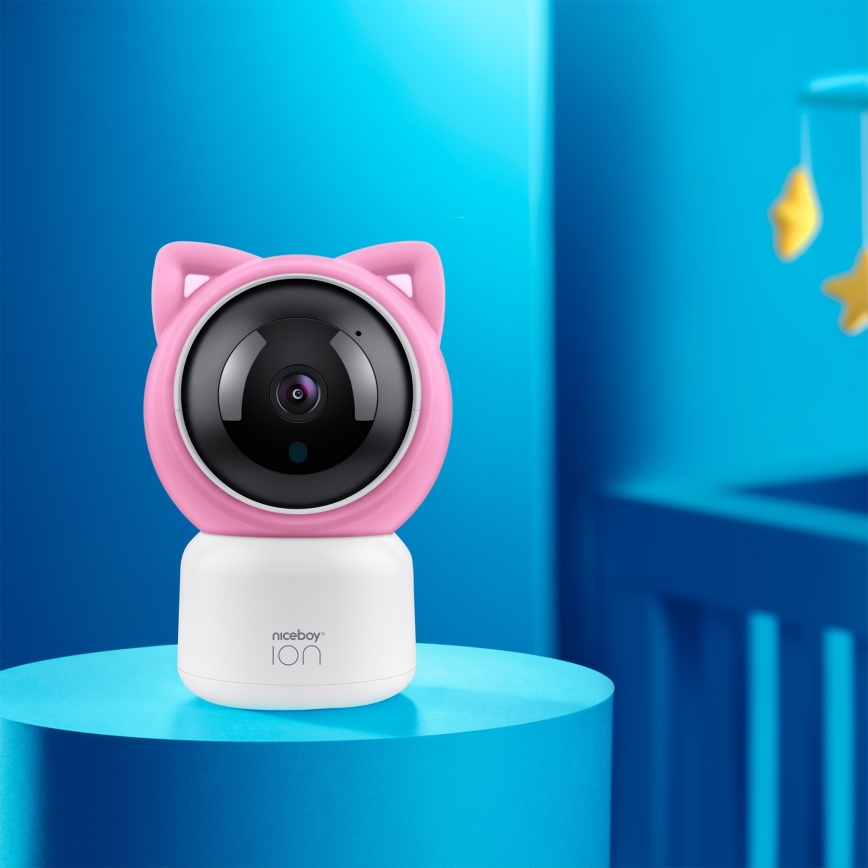 Niceboy ION Starlight SL3 - Išmanusis kūdikio monitorius Full HD 1080p 5V Wi-Fi
