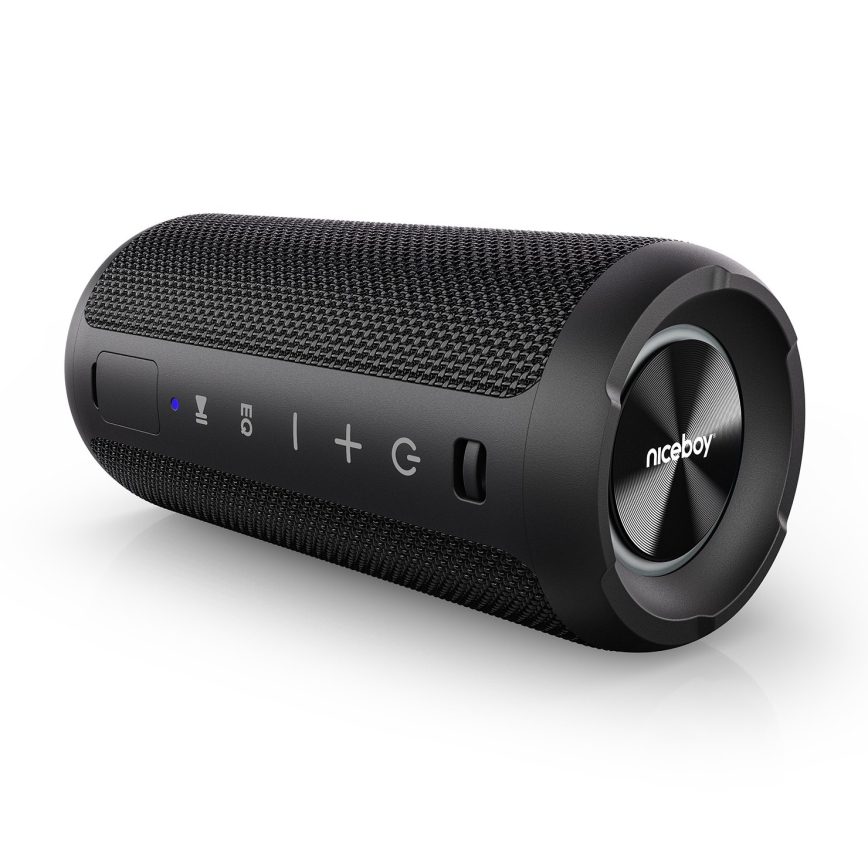 Niceboy Orion - LED Belaidis garsiakalbis su mikrofonu 24W/2200 mAh IPX7 juoda