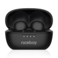 Niceboy Podsie 4 POP - Belaidės ausinės 400 mAh + 2x 40 mAh IPX4 juoda