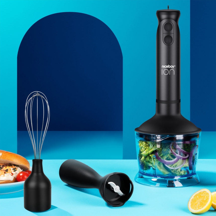Niceboy Twister T1 Set - Rankinis trintuvas su priedais 500W/230V juodas