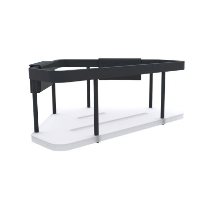 NIMCO Ki-14003-B-90 - Dušo sieninė lentyna KIBO matinė juoda/balta