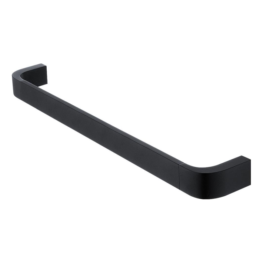 NIMCO NKC 30046-90 - Sieninė rankšluosčių kabykla NIKAU 49 cm matinė juoda