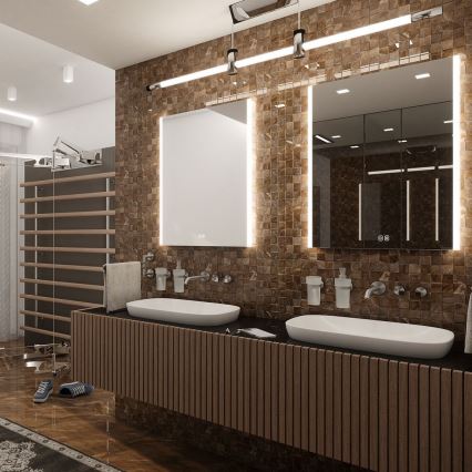 NIMCO ZP 11001VX - LED pritemdomas apšviestas veidrodis voniai LED/21W/230V 3000-6500K 70x50 cm IP44
