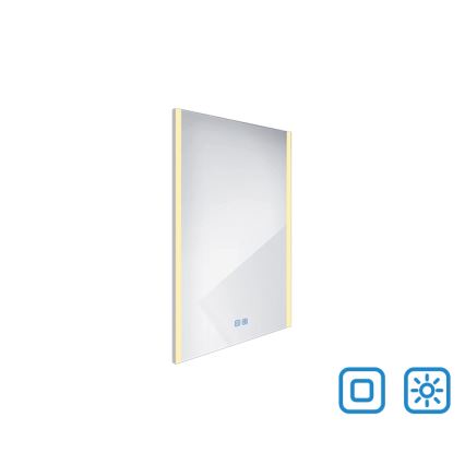 NIMCO ZP 11001VX - LED pritemdomas apšviestas veidrodis voniai LED/21W/230V 3000-6500K 70x50 cm IP44