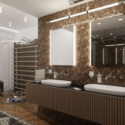 NIMCO ZP 11002 - LED vonios veidrodis su apšvietimu LED/24W/230V 6500K 80x60 cm IP44