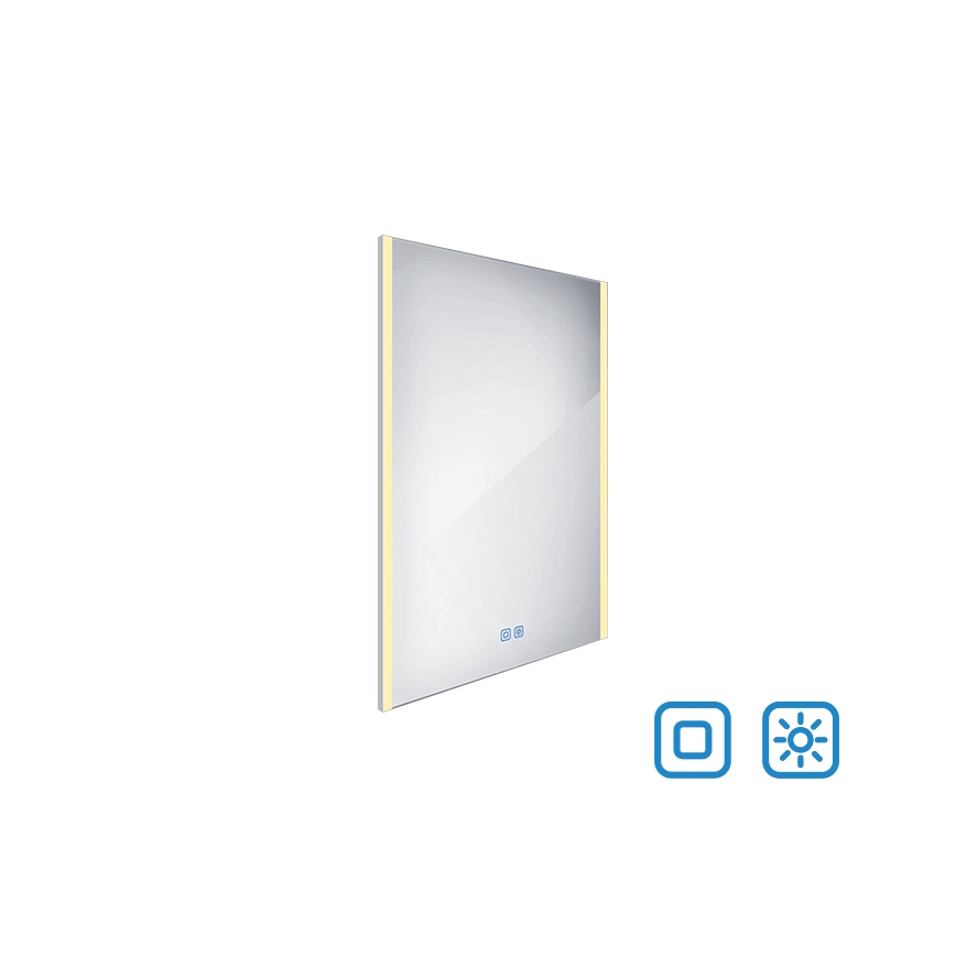 NIMCO ZP 11002VX - LED pritemdomas apšviestas veidrodis voniai LED/24W/230V 3000-6500K 80x60 cm IP44