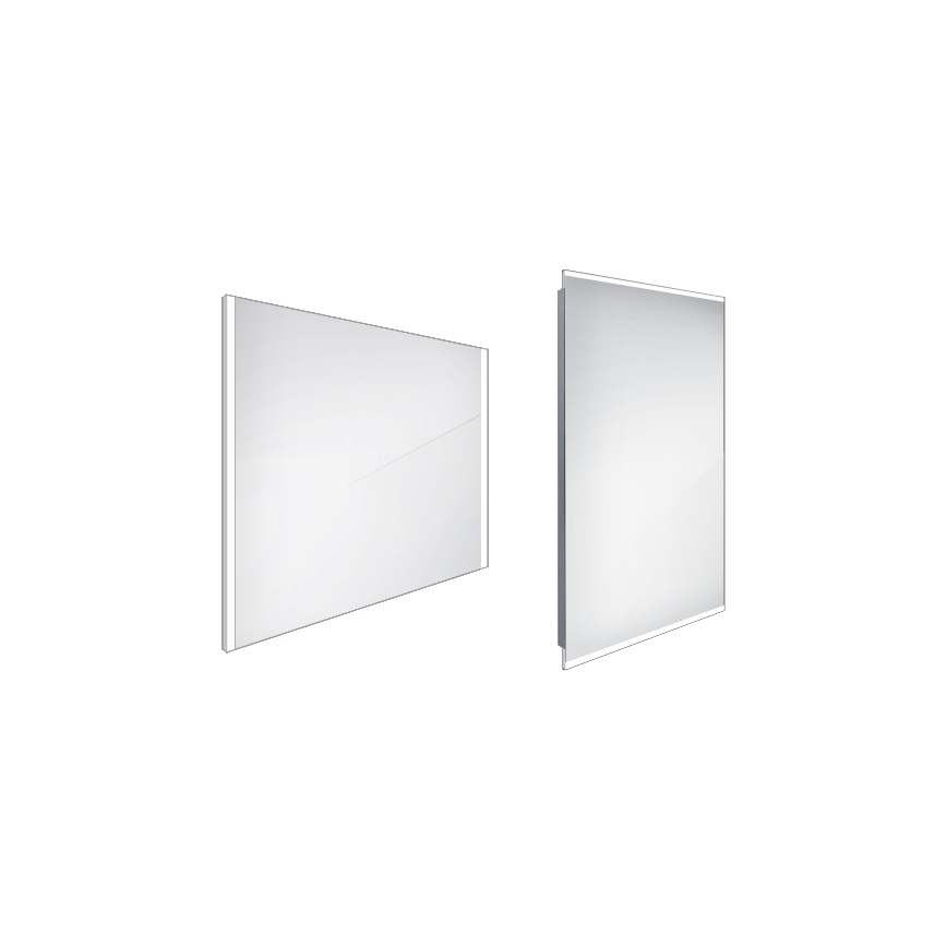 NIMCO ZP 11003 - LED vonios veidrodis su apšvietimu LED/21W/230V 6500K 70x80 cm IP44