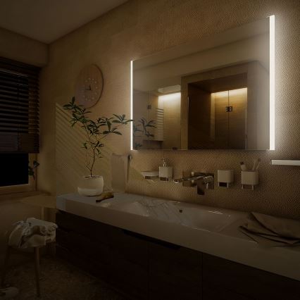 NIMCO ZP 11003 - LED vonios veidrodis su apšvietimu LED/21W/230V 6500K 70x80 cm IP44