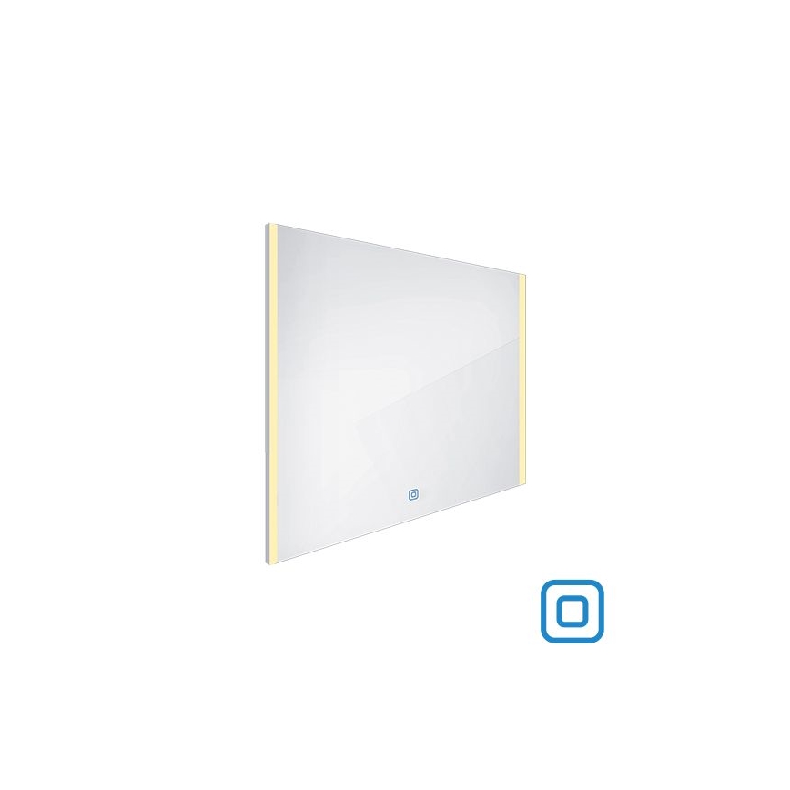 NIMCO ZP 11003V - LED pritemdomas apšviestas veidrodis voniai LED/21W/230V 3000-6500K 70x80 cm IP44