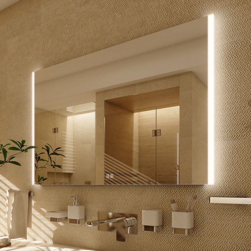 NIMCO ZP 11003VX - LED pritemdomas apšviestas veidrodis voniai LED/21W/230V 3000-6500K 70x80 cm IP44