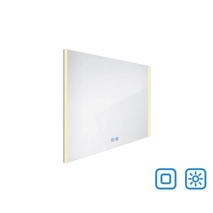 NIMCO ZP 11003VX - LED pritemdomas apšviestas veidrodis voniai LED/21W/230V 3000-6500K 70x80 cm IP44