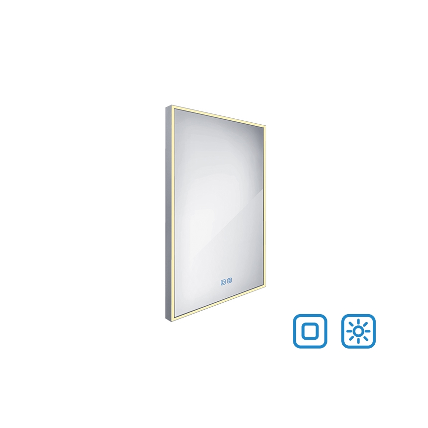 NIMCO ZP 13001VX - LED pritemdomas apšviestas veidrodis voniai LED/35W/230V 3000-6500K 70x50 cm IP44