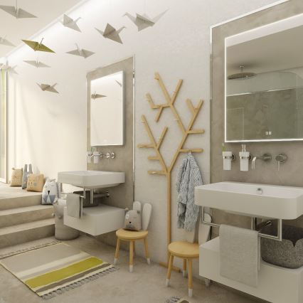 NIMCO ZP 13002VX - LED reguliuojamas vonios veidrodis su foniniu apšvietimu LED/41W/230V 3000-6500K 80x60 cm IP44