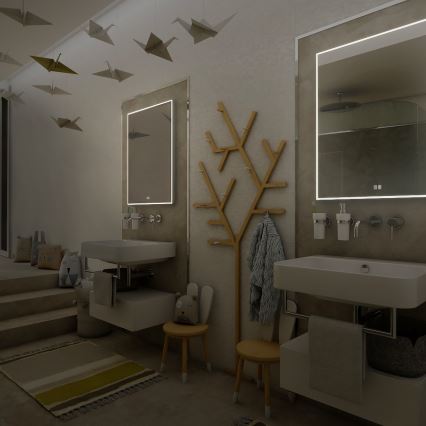 NIMCO ZP 13002VX - LED reguliuojamas vonios veidrodis su foniniu apšvietimu LED/41W/230V 3000-6500K 80x60 cm IP44