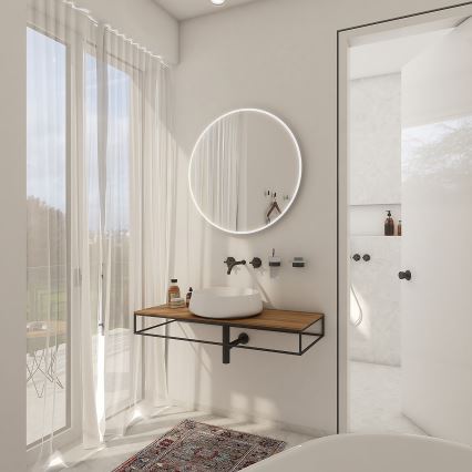 NIMCO ZP 26000R - LED vonios veidrodis su integruotu apšvietimu LED/26W/230V 6500K skersmuo 60 cm IP44