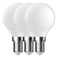 Nordlux - 3 vnt. LED lemputės G45 E14/4W/230V 2700K