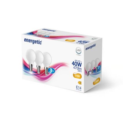 Nordlux - 3 vnt. LED lemputės G45 E14/4W/230V 2700K