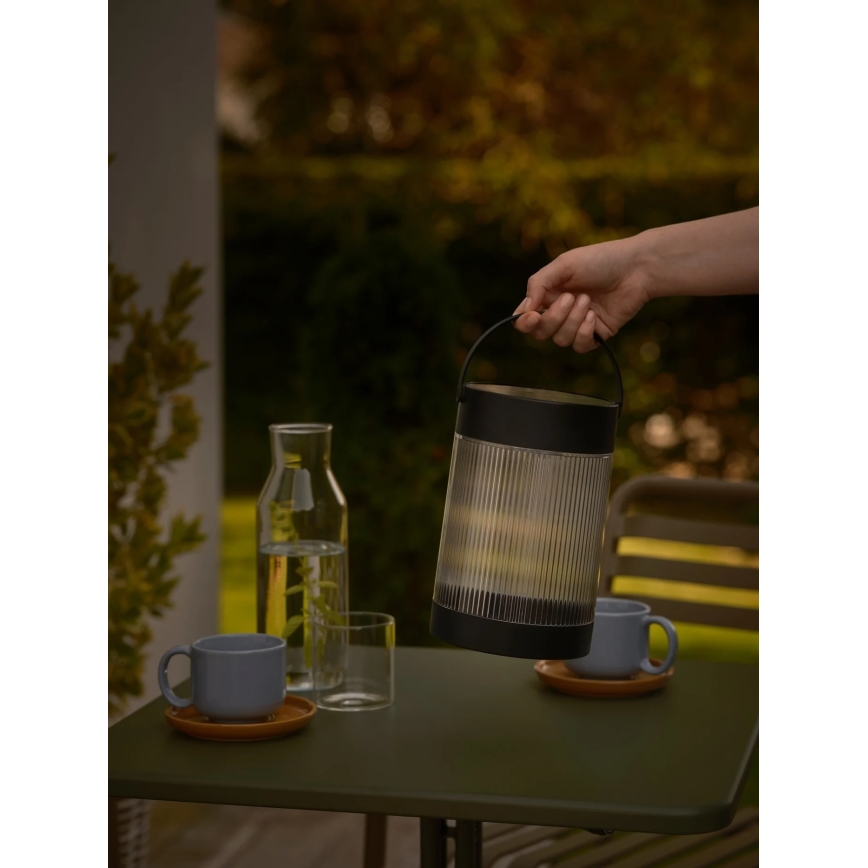 Nordlux - COUPAR LED saulės lempa, 3,2 W / 3,7 V, juoda