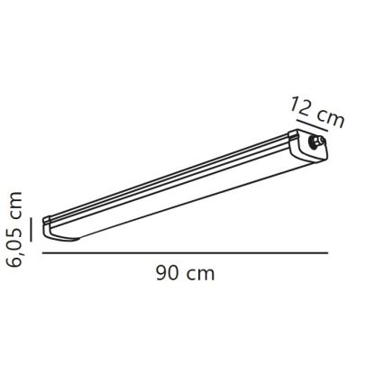 Nordlux - Didelio našumo LED šviestuvas BURBANK LED/31W/230V 4000K IP65