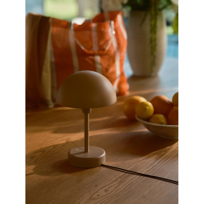 Nordlux - LED reguliuojama įkraunama lauko stalo lempa ELLEN LED/2,8W/3,7V 2200 mAh IP44 ruda