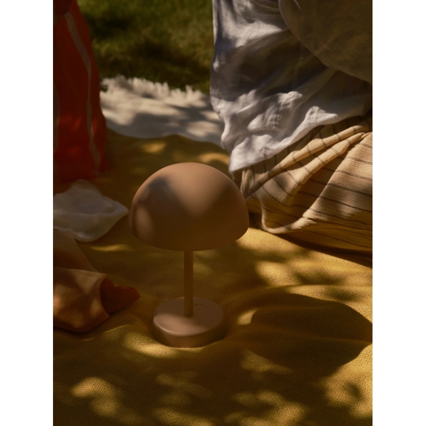 Nordlux - LED reguliuojama įkraunama lauko stalo lempa ELLEN LED/2,8W/3,7V 2200 mAh IP44 ruda