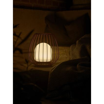 Nordlux - Reguliuojamas lauko nešiojamas LED šviestuvas JIM TO-GO LED/3W/3,7V IP54 5000 mAh raudonas