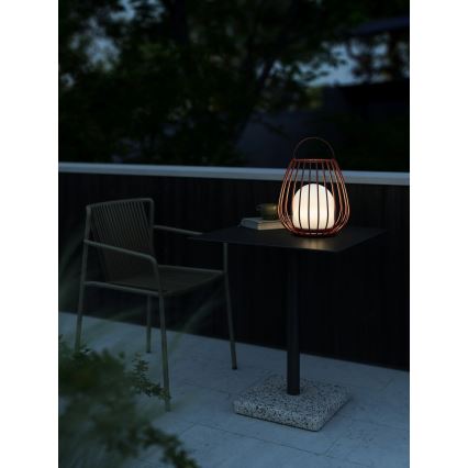 Nordlux - Reguliuojamas lauko nešiojamas LED šviestuvas JIM TO-GO LED/3W/3,7V IP54 5000 mAh raudonas