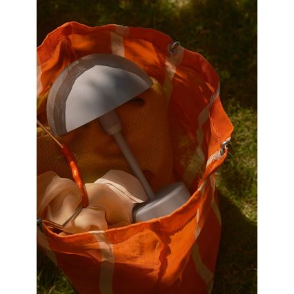 Nordlux - dimeriuojama įkraunama lauko stalo lempa ELLEN LED/2,8W/3,7V 2200 mAh IP44 pilka