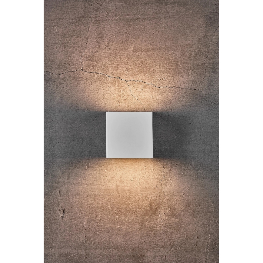 Nordlux - LED dimeriuojamas lauko sieninis šviestuvas TURN LED/13,8W/230V IP54 baltas