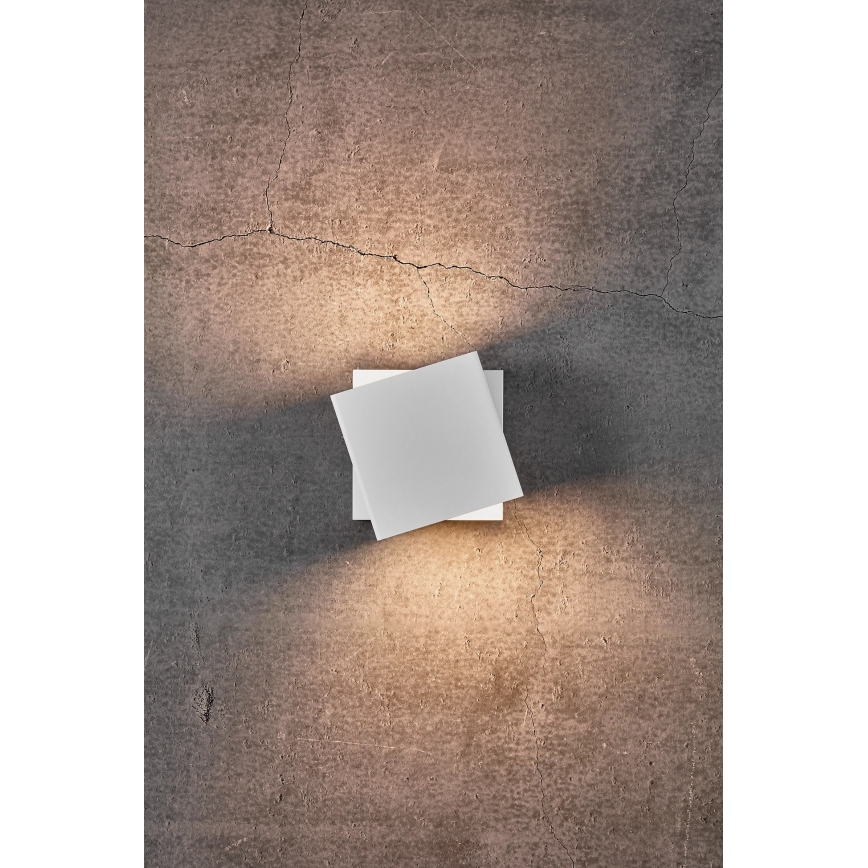 Nordlux - LED dimeriuojamas lauko sieninis šviestuvas TURN LED/13,8W/230V IP54 baltas