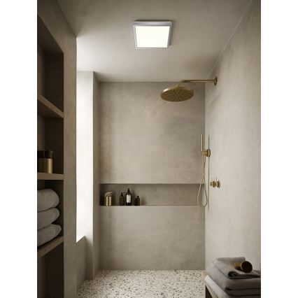 Nordlux - dimeriuojamas LED vonios kambario lubų šviestuvas OJA LED/14,5W/230V 3000/4000K IP54 30x30 cm