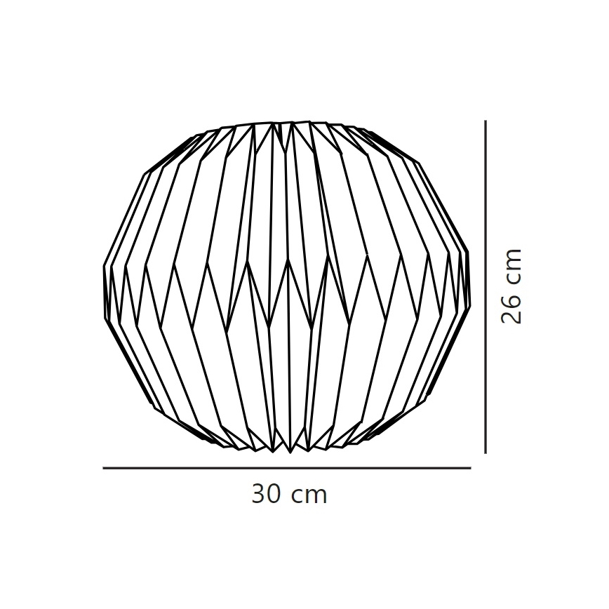 Nordlux - Šviestuvo gaubtas sietynui BELLOY E27 diametras 30 cm
