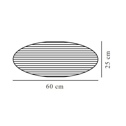Nordlux - Šviestuvo gaubtas sietynui VILLO E27 diametras 60 cm balta