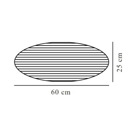 Nordlux - Šviestuvo gaubtas sietynui VILLO E27 diametras 60 cm pilka