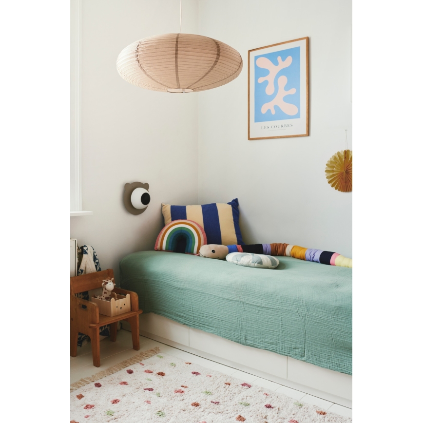 Nordlux - Šviestuvo gaubtas sietynui VILLO E27 diametras 60 cm ruda