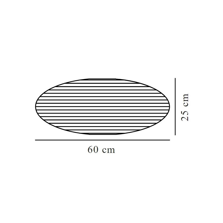 Nordlux - Šviestuvo gaubtas sietynui VILLO E27 diametras 60 cm smėlio spalva