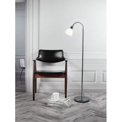 Nordlux - Grindinė lempa RAY 1xE14/25W/230V blizgus chromas