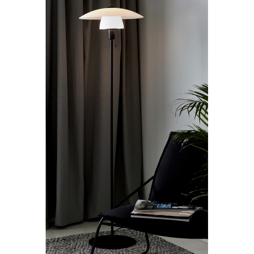 Nordlux - Grindų šviestuvas VERONA 1xE27/40W/230V juodas
