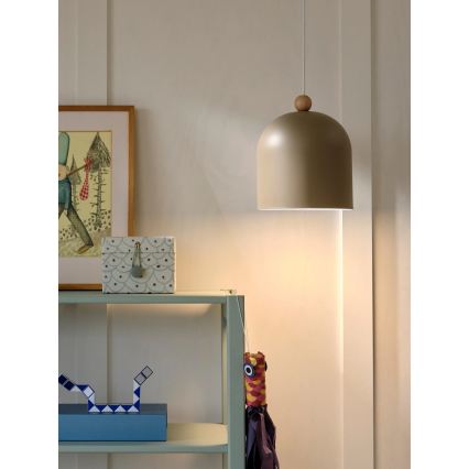 Nordlux - Kabantis šviestuvas su laidu GASTON 1xE27/40W/230V smėlinė
