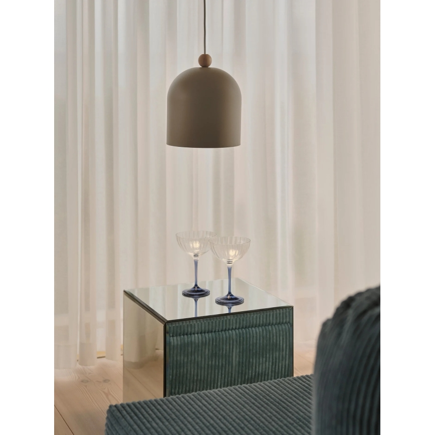 Nordlux - Kabantis šviestuvas su laidu GASTON 1xE27/40W/230V smėlinė