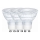 Nordlux - KOMPLEKTAS 3x LED elektros lemputė GU10/4,9W/230V 4000K
