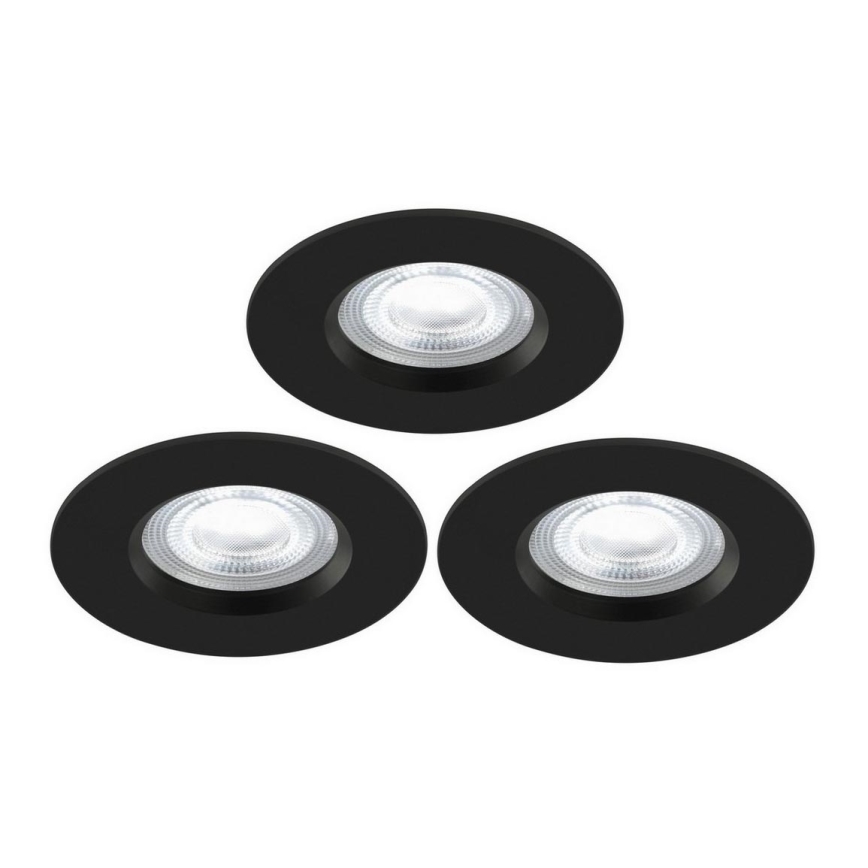Nordlux - KOMPLEKTAS 3x LED RGB Pritemdomas įleidžiamas lubinis vonios šviestuvas DON SMART LED/4,7W/230V 2200-6500K IP65