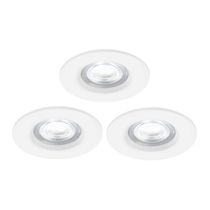 Nordlux - KOMPLEKTAS 3x LED RGB Pritemdomas įleidžiamas lubinis vonios šviestuvas DON SMART LED/4,7W/230V 2200-6500K IP65