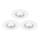 Nordlux - KOMPLEKTAS 3x LED RGB Pritemdomas įleidžiamas lubinis vonios šviestuvas DON SMART LED/4,7W/230V 2200-6500K IP65