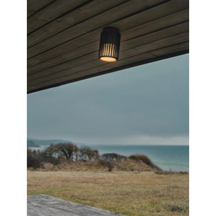 Nordlux - Lauko lubinis šviestuvas ALUDRA 1xE27/15W/230V juoda