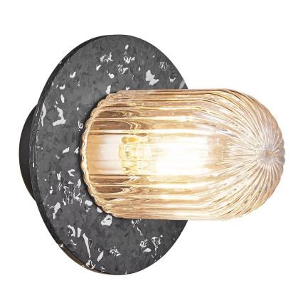 Nordlux - Lauko lubinis šviestuvas JANUKA 1xE27/60W/230V IP54 juoda