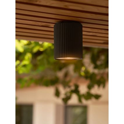 Nordlux - Lauko lubinis šviestuvas KYKLOP 1xGU10/15W/230V IP54 juoda