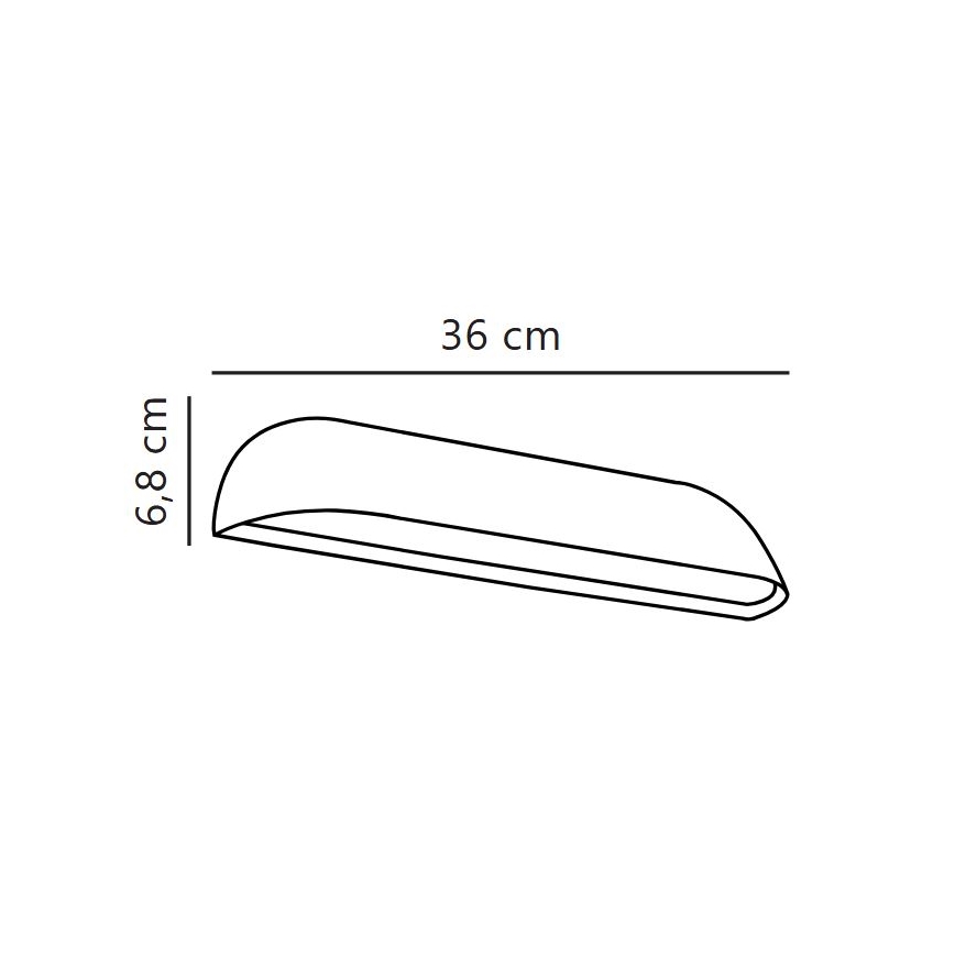 Nordlux - Lauko sieninis LED šviestuvas FRONT LED/11W/230V IP44
