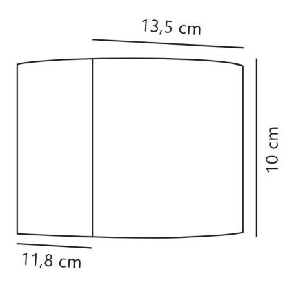 Nordlux - lauko sieninis LED šviestuvas MILDA, 4,9 W, 230 V, IP44, antracitas