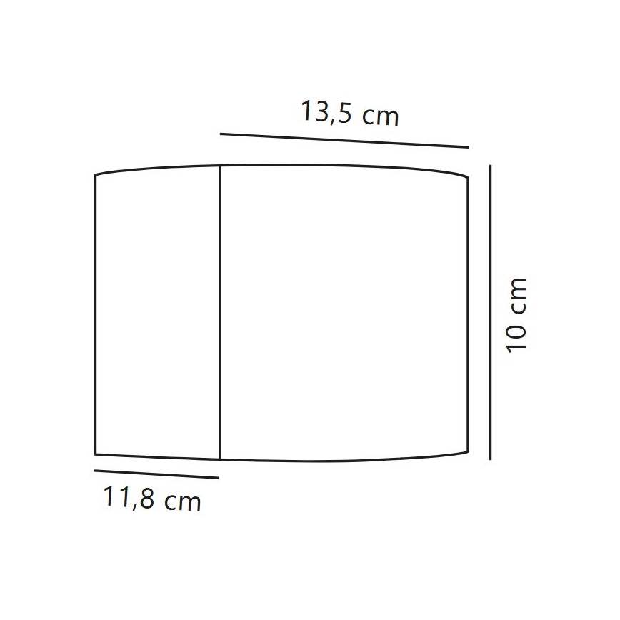 Nordlux - lauko sieninis LED šviestuvas MILDA, 4,9 W, 230 V, IP44, antracitas